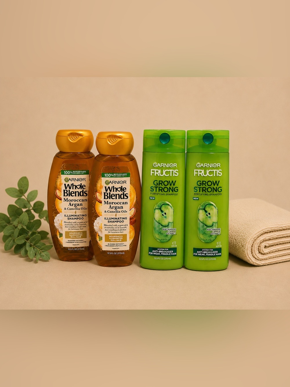 Garnier Whole Blends & Fructis Shampoo